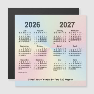 Schooljaar 2026-2027 Rainbow-agenda van Janz