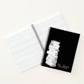 Schooljournaal (zwart-wit) notitieboek (Binnen)