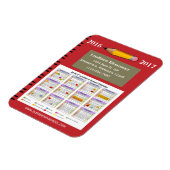 Schoolkalender Magneet (Linkerzijde)
