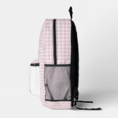 schoolkam | Grade School Gingham Bedrukte Rugzak (Rechts)