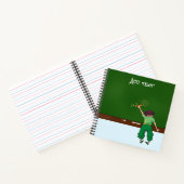 Schoolkinderen schoolbord notitieboek (Binnen)