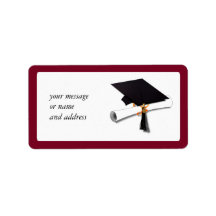 Schoolkleuren rood voor de Afstuderen