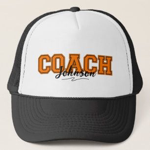 Schoolkleuren, speciaal ontworpen voor coach-Oranj Trucker Pet