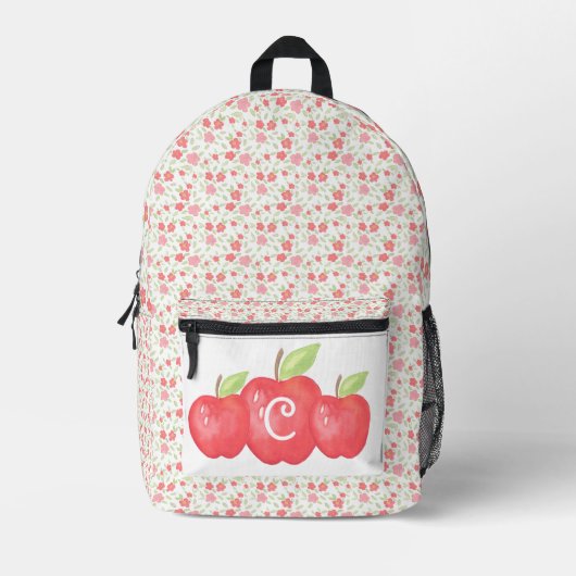 schoolkuif | Grade School Apple Monogram Bedrukte Rugzak (Voorkant)
