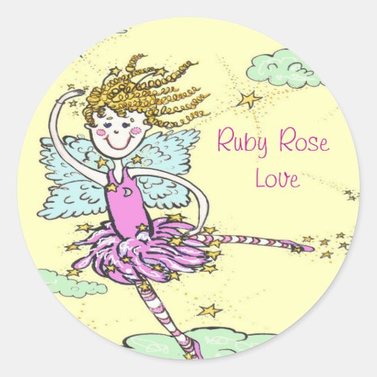 Schoollabels Ronde Sticker (Voorkant)