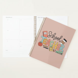 Schoolleerkracht die toekomstige leiders cadeaus g planner