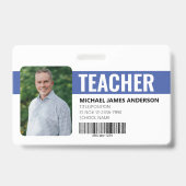 Schoolleraar-ID-kaart Badge (Voorzijde)