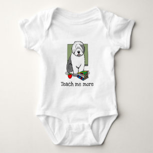 Schoolleraar Oude Engelse schapenhond (grijs 1) Romper