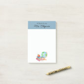 Schoolleraar Post-it Notes (Op bureau)