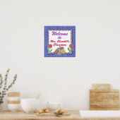 Schoolleraar schoolklaslokaal door SRF Poster (Keuken)