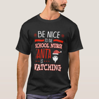 Schoollerares Lelijke Kerstman Is Aan Het Toezien T-shirt