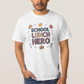 schoollunchheld t-shirt (Voorkant)