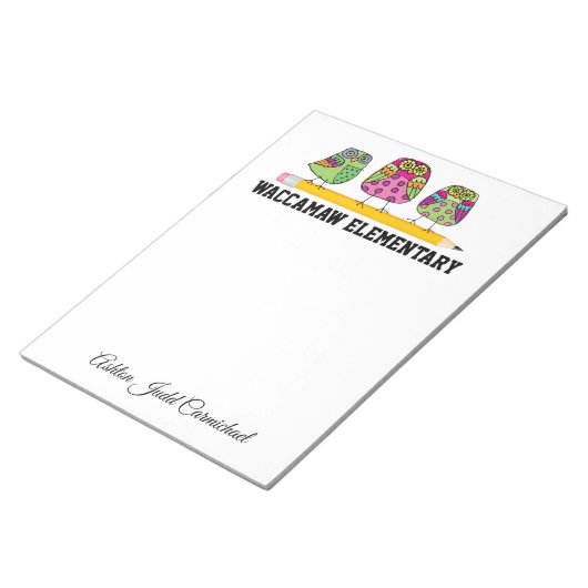 schoolnotitieblok groot notitieblok (Schuin)