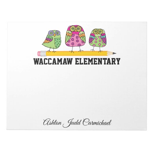 schoolnotitieblok groot notitieblok (Voorkant)