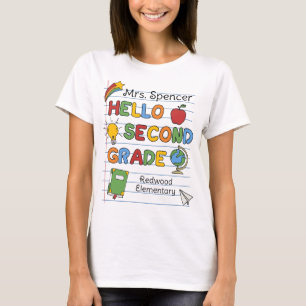 Schoolpapier & Krabbels Hallo Groep 4 T-shirt