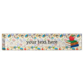 Schoolpatroonnaam bord naambordje (Voorkant)