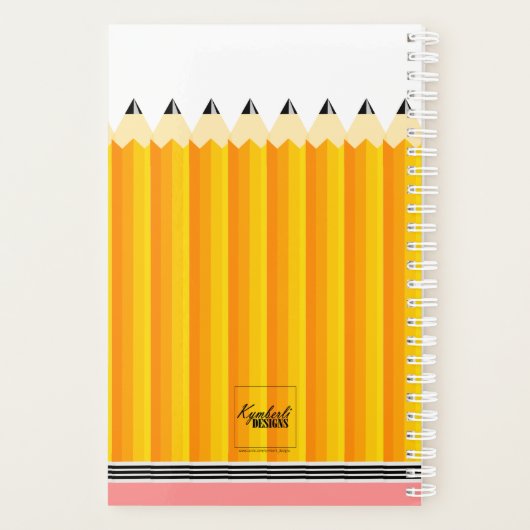 Schoolpotloodplanner Planner (Achterkant)