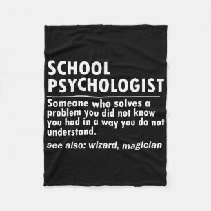Schoolpsycholoog Definitie Byck Naar School Pret Fleece Deken