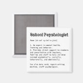 Schoolpsycholoog Definition Magnet Magneet (Voorkant / Achterkant)