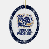 Schoolpsycholoog Gift Ornament (Rechts)