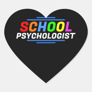 schoolpsycholoog hart sticker