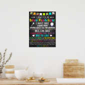 Schoolpsycholoog Kantoor Decor Poster (Keuken)