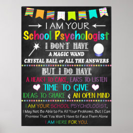 Schoolpsycholoog Kantoor Decor Poster