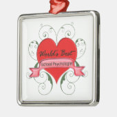 schoolpsycholoog metalen ornament (Links)