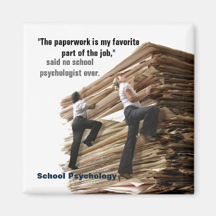 Schoolpsycholoog Mountain bergklimmer Magnet Magneet