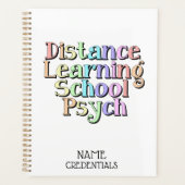 schoolpsycholoog planner (Voorkant)