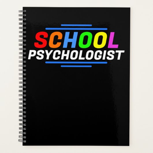 schoolpsycholoog planner (Voorkant)