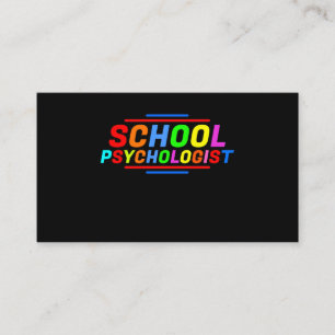 Schoolpsycholoog - Psychologiegeschenk Visitekaartje