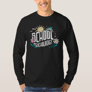 Schoolpsycholoog schoolpsychologie Psychologie T T-shirt