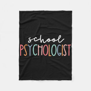 Schoolpsycholoog Terug Naar School Geestelijke Gez Fleece Deken