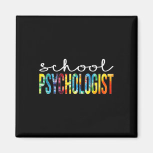 Schoolpsycholoog Tie Dye Waarderingsdag Byck Magneet