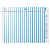 Schoolregel Notitieblok (Voorkant)