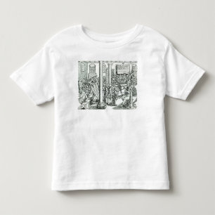 Schoolroom scène in Tudor Times Kinder Shirts