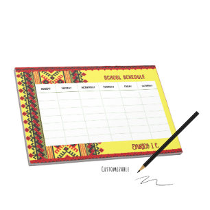 Schoolrooster Notitieblok