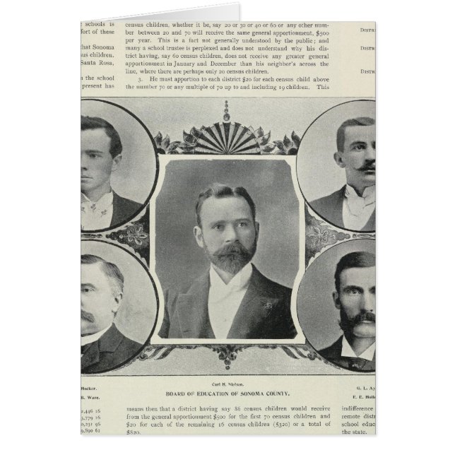 Schools Sonoma County, California (Voorkant)