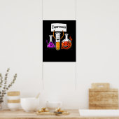 Schoolschool voor chemie en wetenschappen poster (Keuken)