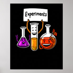 Schoolschool voor chemie en wetenschappen poster