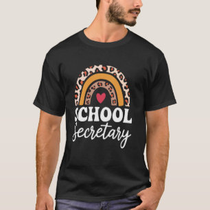 Schoolsecretaresse Back To School Assistent Baan P T-shirt
