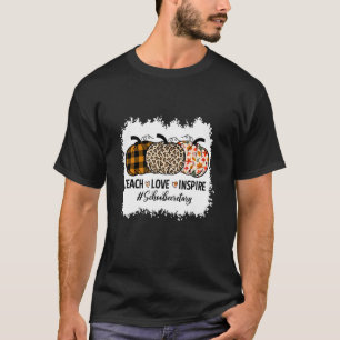 Schoolsecretaresse Terug naar school Pompoen Herfs T-shirt