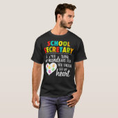 Schoolsecretaris Cute Kantoor Clerk Appreciation G T-shirt (Voorkant volledig)