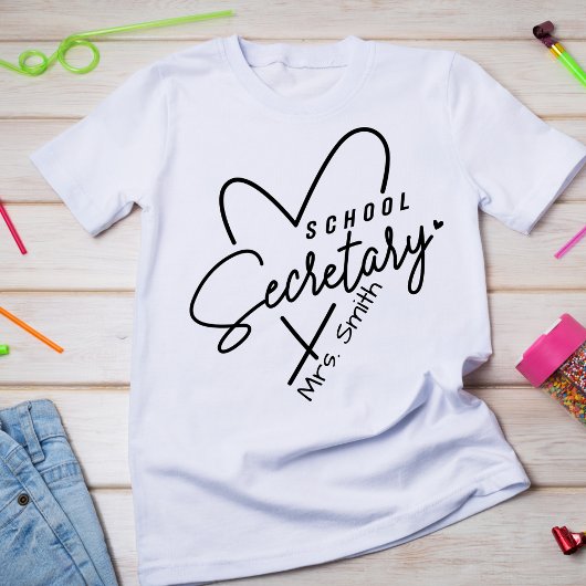 Schoolsecretaris Hart  Tshirt