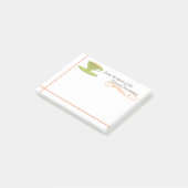 Schoolsecretaris Sticky Notes (Schuin)