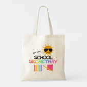 Schoolsecretaris Tote Bag (Achterkant)