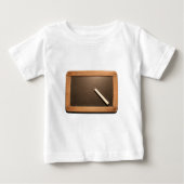 Schoolslet in Ardoise  met Chalk Baby W T-shirt (Voorkant)