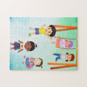 Schoolspeelplaats Legpuzzel (Horizontaal)