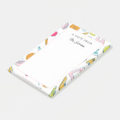 Schoolspullen Pattern A Note of Teacher Cute (Schuin)